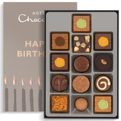 Exquisitely Nutty H-box with Happy Birthday Sleeve<Hotel Chocolat Outlet