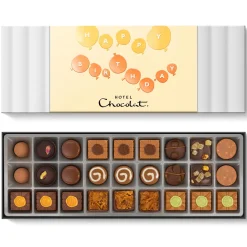 Exquisitely Nutty Sleekster with Birthday Balloons Sleeve<Hotel Chocolat New