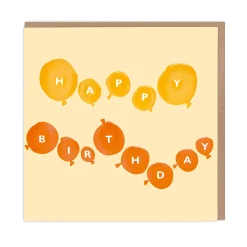 Happy Birthday Balloons Blank Card<Hotel Chocolat Online