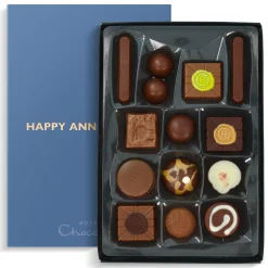 Milk to Caramel H-Box with Happy Anniversary Sleeve<Hotel Chocolat New