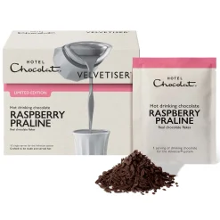 Raspberry Praline Hot Chocolate Sachets – Limited Edition<Hotel Chocolat Clearance